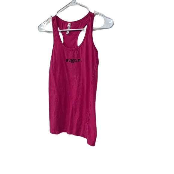 Pink Razor Back Tank - Picture 4 of 7